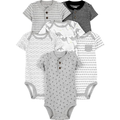 Imagem da oferta Simple Joys by Carter's Pacote com 6 bodies de manga curta para bebês e meninos Multicoloridaâncoradinossaurolistr