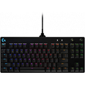 Imagem da oferta Teclado Mecânico Gamer Logitech G PRO com Layout US RGB LIGHTSYNC Design TKL Cabo Destacável e Switch Exclusivo GX Blue Clicky