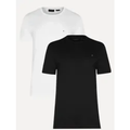 Imagem da oferta Kit Camisetas Aramis Basic Lisa Pretabranca