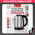 Imagem da oferta Chaleira Elétrica Unitermi 1.8L Inox 1200W c Desligamento Automático 127V