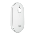 Imagem da oferta Mouse sem fio Logitech Pebble 2 M350s com Clique Silencioso, Design Slim Ambidestro, Conexão Bluetooth e Pilha Inclusa - Branco