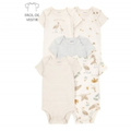 Imagem da oferta Kit Body Carter's Em Algodão Estampa Animais 5 Peças - Multicor
