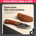 Imagem da oferta Faca de Desossa Profissional Aço Inox c Bainha para Churrasco e Cozinha