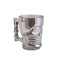 Imagem da oferta LYOR - Caneca para Chopp e Cerveja de Vidro Caveira Rock Style Cinza 510ml