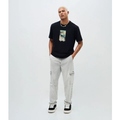 Imagem da oferta Calça Jeans Baggy com Bolsos Cargo