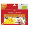 Imagem da oferta Lápis de Cor Ecolápis Triangular Jumbo 24 cores + Apontador com Depósito Faber-Castell
