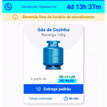 Imagem da oferta desconto de 15,00 gás  app