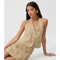 Imagem da oferta Colete Frente Única em Suede