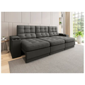 Imagem da oferta Sofá 4 Lugares Retrátil Reclinável Velosuede Neon Next Sofás