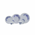 Imagem da oferta Serviço De Jantar, Chá E Café 42 Peças Em Porcelana, Com Relevo Pomerode, Decoração Cora, Azul, Porcelana Schmidt