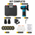 Imagem da oferta Mini Esmerilhadeira Sem Fio 12V com 2 Baterias 5 Discos de Corte e Maleta Completa