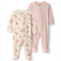 Imagem da oferta Kit Macacão Bebê 2 Peças com Pezinho Floral Multicor Carter's