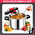 Imagem da oferta Panela de Pressão Aço Inox 304 Anti-Explosiva Fundo Triplo - Indução