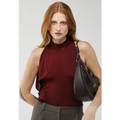 Imagem da oferta Blusa Feminina Forum Gola Alta Vinho