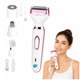 Imagem da oferta Depilador Elétrico Feminino e Masculino Indolor 4 Em 1 Corporal Recarregável USB Aparador Íntimo Removedor de Pelos Facial Nariz Orelha Sobrancelha