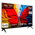 Imagem da oferta Smart Tv Tcl 32 Polegadas Qled Full Hd S5k Wifi Bluetooth Google Tv 2 Hdmi Hdr10 Dolby Audio 32s5k