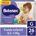 Imagem da oferta Seleção de Fraldas Babysec Galinha Pintadinha Premium - Diversos Tamanhos