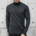 Imagem da oferta Camiseta Gola Alta Masculina Manga Longa Malha Eco Premium