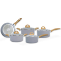 Imagem da oferta Brinox - Jogo de Panelas Ceramic Life 5 Peças Smart Plus com Fundo de Indução - Cinza Wooden