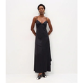 Imagem da oferta Vestido Slip Acetinado com Fenda Lateral