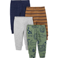 Imagem da oferta Kit Calça Bebê 4 Peças Cós Elástico e Laço Multicor Carter's