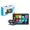 Imagem da oferta Multimídia para Moto DVR 5" IPS CarPlay Android Auto Bluetooth IP67 Knup KP-RA932