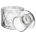 Imagem da oferta Manteigueira Francesa Diamond 9,5cm Vidro Lyor para Manteiga Patês Pastas Mesa Posta Café da Manhã Brunch Prática