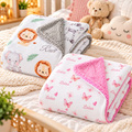 Imagem da oferta Manta Bebê Personalizada com o Nome do seu Bebê 70x80 cm (Diversas cores)