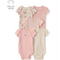 Imagem da oferta Kit Body Carter's Bebê Menina em Algodão Floral 5 Peças Multicor