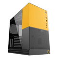 Imagem da oferta Gabinete Geometric Future Model4 King Arthur Preto e Amarelo