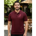 Imagem da oferta Camisa Polo Masculina Tricot Casual Canelada Original