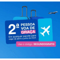 Imagem da oferta Promoção 2º Pessoa Voa de Graça - Azul Viagens