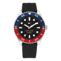 Imagem da oferta Relógio Tommy Hilfiger Masculino Borracha Preto 1792201 Preto
