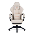 Imagem da oferta Cadeira Gamer Husky Tempest 700, Até 145kg, Almofadas, Reclinável 150º, PU, Descanso para Pés, Branca - HCG700BR