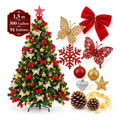 Imagem da oferta Árvore De Natal Decorada 1,5m Pinheiro Cheia 150cm Enfeitada