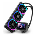 Imagem da oferta Water Cooler 360mm RGB Lcd 3 Fans ARGB Refrigeração Líquida Preto