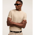 Imagem da oferta Camiseta Slim em Tricô com Relevos Verticais