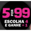 Imagem da oferta Seleção de 5 Camisetas por R$99