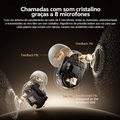 Imagem da oferta Fones de Ouvido Sem Fio QCY MeloBuds A30 com ANC Adaptativo de 60dB IA para Cenários 8 Microfones Conexão para 3 Di