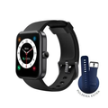 Imagem da oferta SmartWatch KaBuM! smart 700 Preto Pulseira Extra Azul Escuro Compatível IoT Alexa - KBSAC003