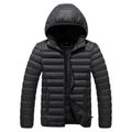 Imagem da oferta Jaqueta Puffer Bobojaco Feminina Casaco Corta Vento Acolchoada Impermeável Bolsos Capuz Re