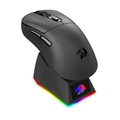 Imagem da oferta Mouse Gamer Sem Fio Redragon Ebony Standard RGB 24000 DPI Com Carregador Preto - M998-STD-1K