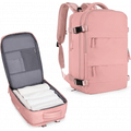 Imagem da oferta Mochila de viagem coowoz unissex grande mala de mão mochila para trilha rosa Large-L