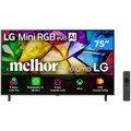 Imagem da oferta Smart Tv 75" LG Mini RGB Evo 4K 120Hz MRGB85