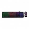 Imagem da oferta Kit Teclado e Mouse TGT Leopard 2 Rainbow 1200 DPI ABNT2 Preto TGT-LP2-RBW01