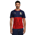 Puma Camiseta masculina de fã RCB 2026 Flame Scarlet Navy Tam G