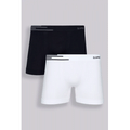 Imagem da oferta Kit com 2 Cuecas Boxer Microfibra Cós Uni Faixa