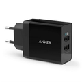 Imagem da oferta Carregador de Tomada USB Anker PowerPort 2 - 24W