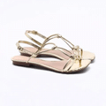 Imagem da oferta Sandália Rasteira Fun Flats Ouro