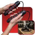 Imagem da oferta Corda De Pular Speed Rope Agilidaded Treino Fitnese Profissional Para Crossfit Boxe Academia Resistência Com Rolamento Freestyle Alegria Cor Vermelho